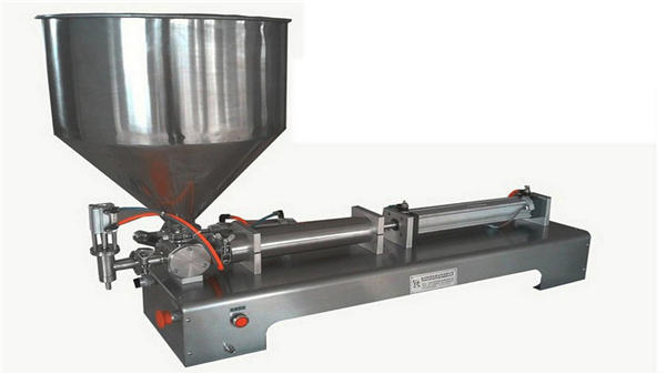 Makinë mbushëse për paste gjysmë automatike me kokë të vetme 