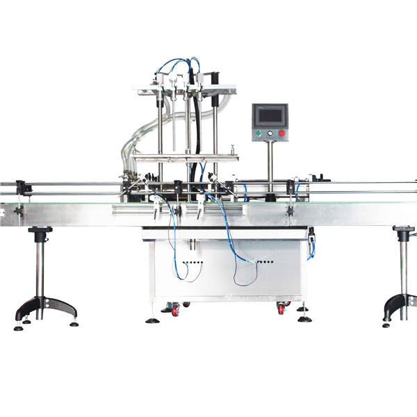 Makinë automatike 8, 10, 12 kokat për mbushjen e pistonit për locion