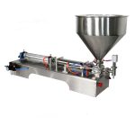 Makinë mbushëse e salcave me piston gjysmë-automatik